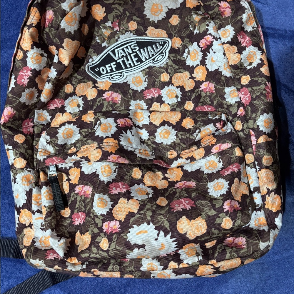 Vans Brown Floral Backpack